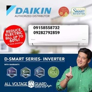 Dai'kin 1HP Split Type Inverter Aircon