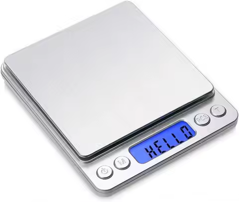 500g/0.01g Jewelry Portable Scale 3kg/0.1g Digital Display Scale Baking Electronic Scale Personal Ta