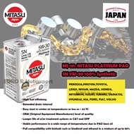 MITASU ENGINE OIL PLATINUM PAO SN 5W-30 100% Synthetic - 4L