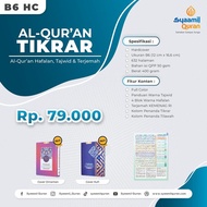 Al Qur'an Hafalan Tikrar Ukuran Kecil B6 Terjemah dan Tajwid Warna