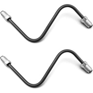 1 Pair Right and Left Front Brake Tube Caliper to Flex Hose Fit for Toyota 4Runner 2003-2009 FJ Crui