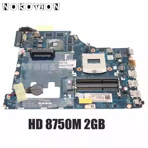 NOKOTION LA-9641P Main Board For Lenovo G510 Laptop Motherboard HM87 DDR3L HD8750M / R7 M265 2G Free