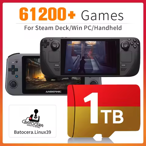 JMachen 1TB Game TF Card Latest Batocera.Linux 39 51400+ Games for PS3/PS2/PS1/PSP/N64/MAME/SS for S