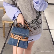 Commuter Mini Handbag Belt Retro Special Bag Holder New Product Women One Shoulder 2024 with Detail 