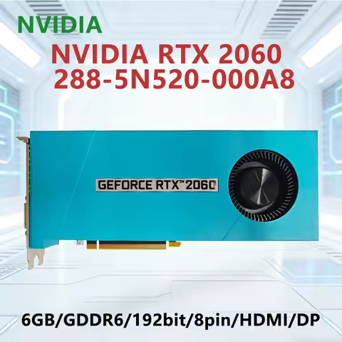 For Acer NVIDIA RTX 2060 6GB GDDR6 256bit GPU 288-5N520-000A8 graphics card support HDMI DP 8Pin Des