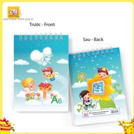 XO Minh Chau A6 Spring Notebook with beautiful and cute cover 100 million/200 million 862