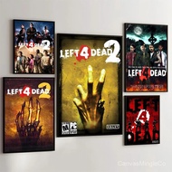 1PC Game Left 4 Dead Poster Movie Posters Retro Kraft Paper DIY Room Bar Cafe Aesthetic Art Wall Pai