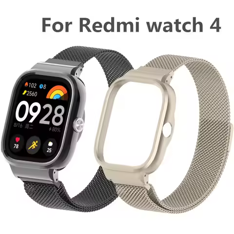 Metal Strap for Xiaomi Redmi watch 4 Watchband Stainless Steel Bracelet for Redmi watch4 correa