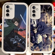H30 Attack on Titan White Casing for Samsung A53 A13 A26 A23 A52 A72 A73 A52S A33 A32 S20 S21 S24 FE
