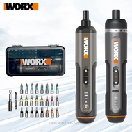 WORX 4V ชุดไขควงไฟฟ้า WX242 WX240อัตโนมัติไขควงไร้สายแม่นยำ Kjmp97เครื่องมือไฟฟ้าสำหรับใช้ในครัวเรือ