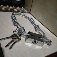 rantai gembok kunci pengaman sepeda rantai pagar