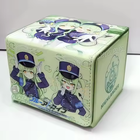 Diy Self Made Blue Archive Nozomi Card Storage Box Ws Opcg Ptcg Ygo Cute Hikari Leather High-End Car