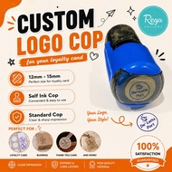 Custom Logo Cop Stamp Self Inking Rubber