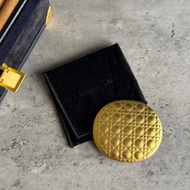 中古正品 Christian Dior 迪奧 菱格 Lady Dior 鏡子 化妝鏡 隨身
