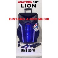 Speaker Aktif 18 Inch ASATRON LION 18 inch Bluetooth Original