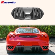 For Ferrari 430 F430 2002-2009 Scuderia Style Carbon Rear Bumper Under Diffuser