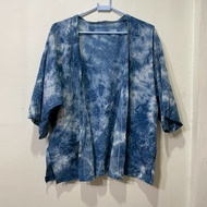 Indigo Tie-Dye Cotton Jacket