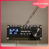 การสร้างงานฝีมือประกอบ SI4732ทุกย่านวิทยุเครื่องรับสัญญาณ FM AM (MW & SW) SSB (LSB & USB) พร้อม + เส