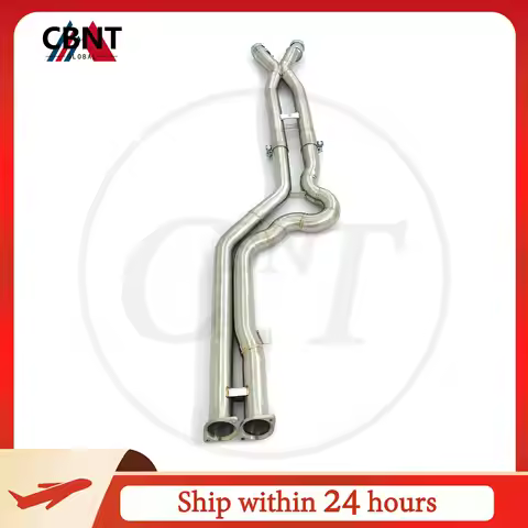CBNT New Design Mid Pipe for BMW X3M F97 X4M F98 S58 3.0T Equal Length Middle-pipe 70mm/2.75inches S