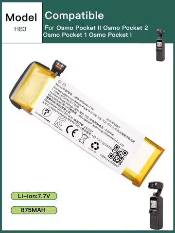 Battery For DJI Osmo Pocket 1/2, Osmo Pocket 3, Osmo Pocket II III