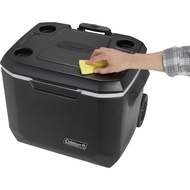Coleman XTREME 50qt Rolling Cooler with Wheels, Extra-Walled Insulation Keeps Ice up