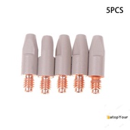 EatopYour 5PCS 24KD New Coating Protection Nozzle 0.8/1.0/1.2mm MIG Torch Contact Nozzle Of 24KD MIG