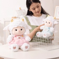 Cartoon Cute Lamb Doll Plush Toy Sheep Baa Baa Doll Super Soft Girl Pillow Sleeping Doll Birthday Gi
