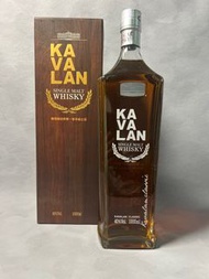 1公升 2015年 Kavalan Single Malt Whisky 噶瑪蘭經典單一麥芽威士忌 1000ml 40%