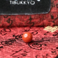 精品南紅瑪瑙 滿色滿肉柿子紅10mm 單顆零售 佛珠 南紅瑪瑙