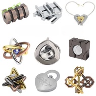 JEREMY Alloy Brain Teaser Puzzle Toys, Unlock Toy Brain Teaser Unlock Toy 3D Puzzle, Brain Teaser Pu