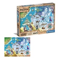Clementoni Disney Maps Frozen Puzzle 1000 Pieces Jigsaw Puzzle