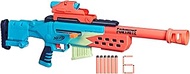 Nerf Fortnite Storm Scout Blaster, Removable Nerf Scope, 6-Dart Clip, 6 Elite Nerf Darts, Bolt Action, Nerf Blaster for Outdoor Games