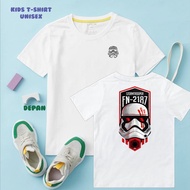 [COD AVAILABLE] Vintage Star Wars FN-2187 Children's T-shirt Short Sleeve Black unisex distro T-shir