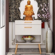 Fokan cabinet God of Wealth Avalokitesvara offering home altar altar simple Buddha shrine clothes closet altar cabinet God of Wealth cabinet