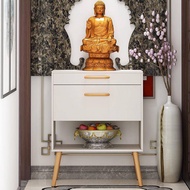 Fokan cabinet God of Wealth Avalokitesvara offering home altar altar simple Buddha shrine clothes cl