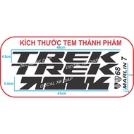 TREK MARLIN 6 - 7 - 8 Sports Bicycle Decal Taiwan