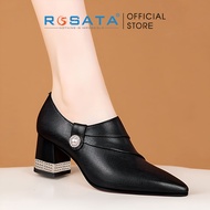 GIÀY BOOT ROSATA BỐT NỮ / BOOT THỜI TRANG ROSATA mã RO609 màu ĐEN