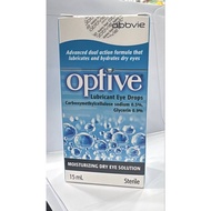 ABBVIE OPTIVE LUBRICANT EYE DROPS 15ML