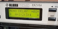 Klark Teknik DN7204 Delay + EQ equalizer Audio Processor