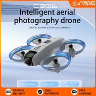 RYVON CZ06 Mini HD Dual Camera Drone, APP Control, RGB Ring Lights, 360° Flip, Follow Me, Smart Obst