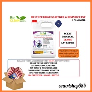 Bioclean 5L Lemon Food Grade Sanitizer – 99.99% Pembasmi Kuman Tanpa Alkohol