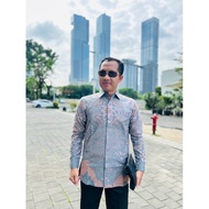 KEMEJA Men's Batik Shirt With premium Sogan Sogan Sogan by MCA Batik Indonesia