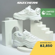Skechers สเก็ตเชอร์ส รองเท้า ผู้หญิง Sport D'Lites 1.0 Shoes - 13168-WHT