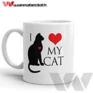 Custom Mug Print Unique Mug Cat Mug Cat Souvenir Cute Mug Gift Mug Souvenir Mug I Love Cat