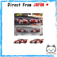 Hot Wheels Premium 2-Pack Porsche 935 / 2018 Porsche 935 Vehicle Toy, Die-Cast Car, Ages 3+, Red, JH