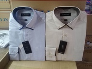 KEMEJA ALISAN MOTIF LENGAN PANJANG KOTAK KECIL SLIMFIT
