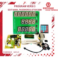 ESTUSAE - PAKET CPU AC V3 POM MINI PERTAMINI + DISPLAY 7SEGMENT MERAH + KEYPAD MEMBRANE + TRAFO CT 1