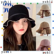 YOHII Bucket Hat, Breathable Foldable Fisherman's Hat, Anti-UV Sun Hat Women Girls