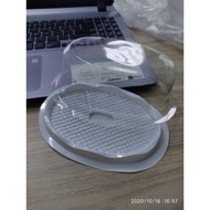100 OVAL-SHAPED PLASTIC CAKE BOXES H16, SIZE 11.5 CM X 7.5 CM X 5CM