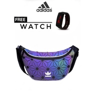 Women Bags▥■Kelly  #023 Adidas Belt Bag Free Watch 3d Stereoscopic Fashion Waist Fanny Pack Crossbod